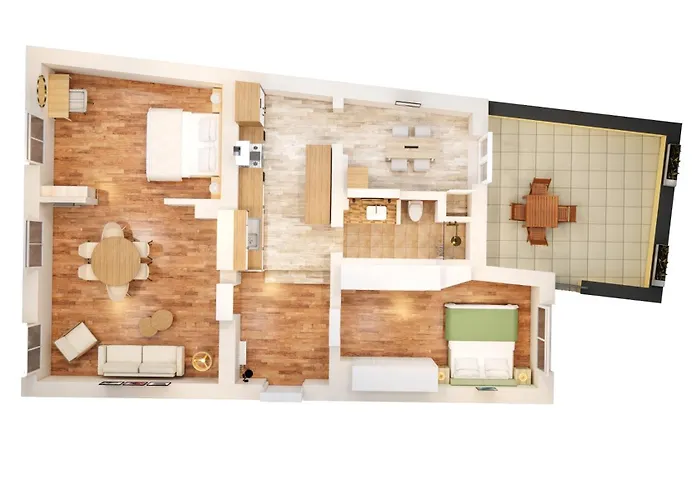 Olive - Terrasse - Zentral *